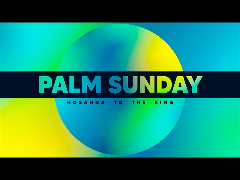 SPRING GRADIENT PALM SUNDAY
