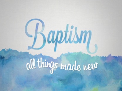 SPRING WATERCOLOR BAPTISM