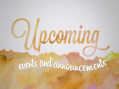 SPRING WATERCOLOR UPCOMING