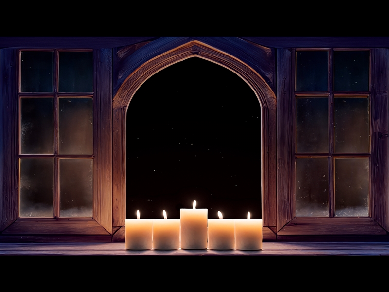 WINTER ADVENT CANDLES 2