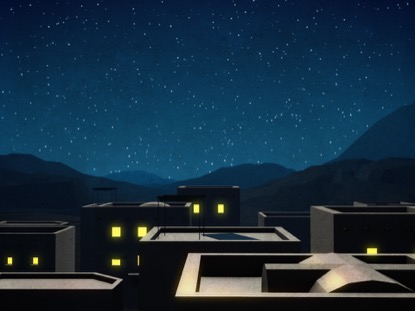 BETHLEHEM NIGHT ROOFTOPS