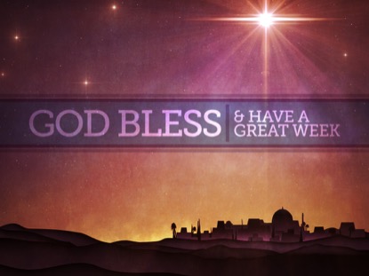 BETHLEHEM STAR GOD BLESS