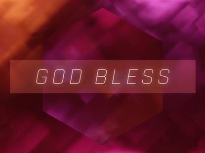 BOKEH SHAPES GOD BLESS