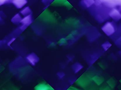 BOKEH SHAPES PURPLE GREEN DIAMONDS REFLECTED