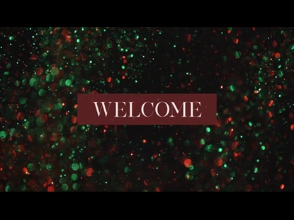 CHRISTMAS GLITTER WELCOME