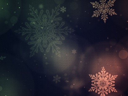 CHRISTMAS GLOW SNOWFLAKES SLOW