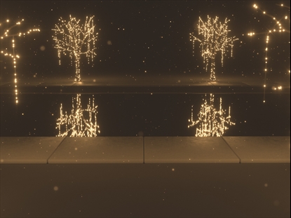 CHRISTMAS GOLD POOL CLOSEUP