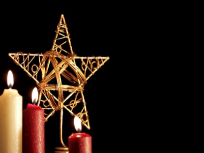 CHRISTMAS STAR CANDLES