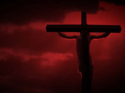 Crucifixion Red Sky | Motion Worship | WorshipHouse Media