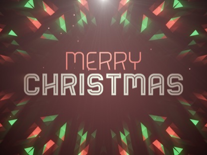 CRYSTAL PATTERNS MERRY CHRISTMAS