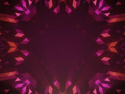 CRYSTAL PATTERNS ORANGE PINK