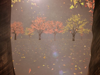 DIGITAL AUTUMN COLORFUL GLADE