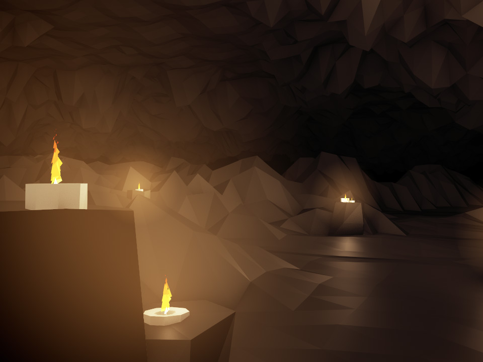 DIGITAL MOUNTAINS CAVE CANDLES