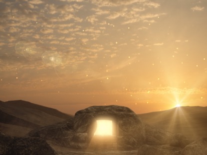 EASTER SUNRISE TOMB PARTICLES SLOW