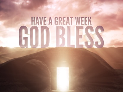 EASTER TOMB LIGHT RAYS GOD BLESS