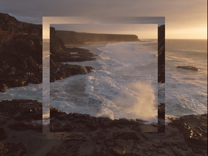 EPIC SUMMER AERIAL SUNSET CLIFFS