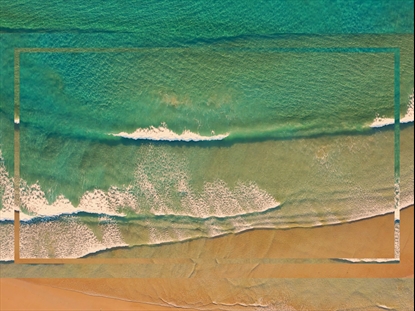 EPIC SUMMER AERIAL TOP VIEW WAVES