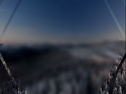 EPIC WINTER AERIAL SLOW TREES BLUR