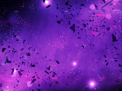 GALAXY GLASS PURPLE STORM