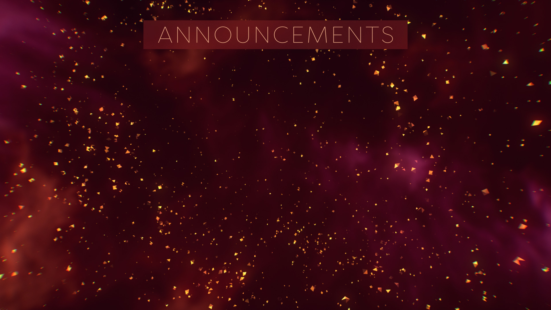 GEMSTONE ANNOUNCEMENTS