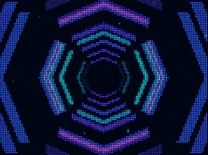 LED WALL 8BIT TUNNEL