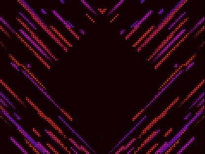 LED WALL ORANGE RISE REFLECTION