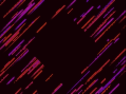 LED WALL PURPLE ORANGE RISE