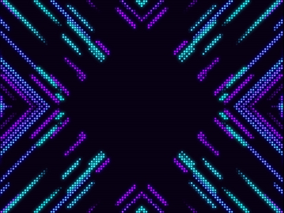 LED WALL TEAL PURPLE FAST