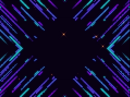 LED WALL TEAL PURPLE SPARKLES