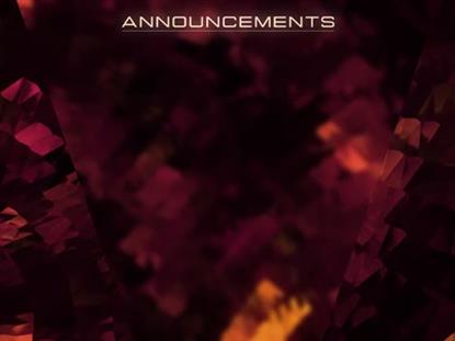 MIRROR BALL ANNOUNCEMENTS