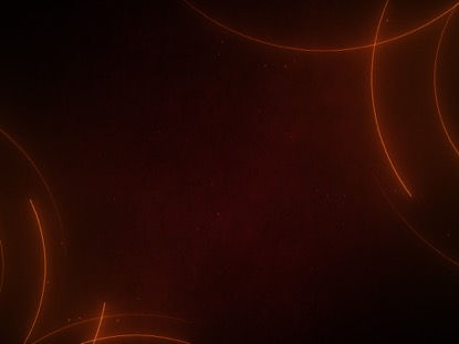 NEON LINES CIRCULAR DARK RED