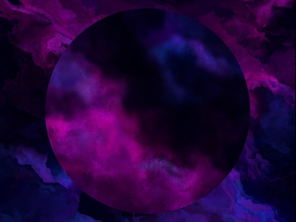 PAINT FLOW DARK PINK CIRCLE