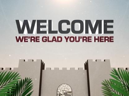 PALM SUNDAY JERUSALEM WELCOME