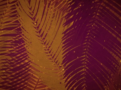 PALM SUNDAY WATERCOLORS ORANGE