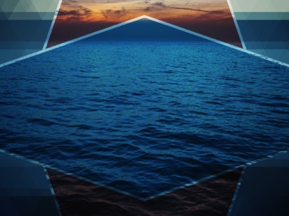 PRISM WAVES DARK SUNSET