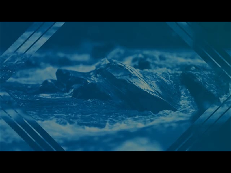 RIVER ROCKS TEAL REFLECTED