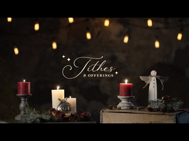 Tithes and offerings at christmas