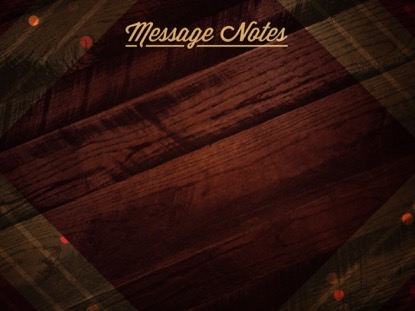 RUSTIC WOOD MESSAGE NOTES