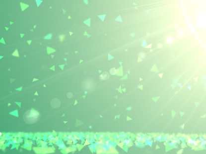 SPRING SHAPES GOLD GREEN FAST