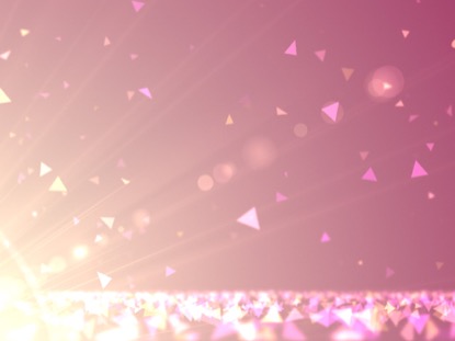 SPRING SHAPES GOLD PINK