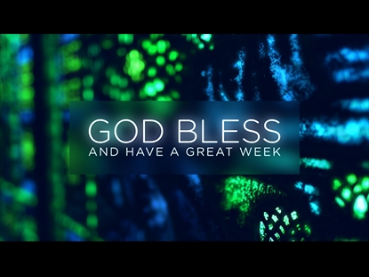 STAINED GLASS GOD BLESS