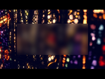 STAINED GLASS MULTICOLOR BLUR