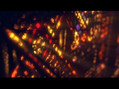 STAINED GLASS WARM RAYS