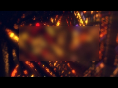 STAINED GLASS WARM RAYS BLUR