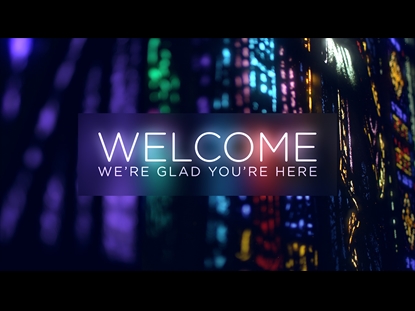 STAINED GLASS WELCOME