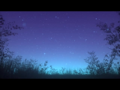 SUMMER FIREFLIES TEAL BLUE SLOW