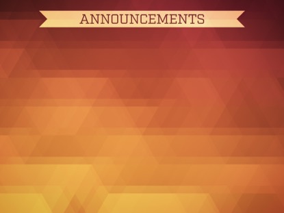 SUMMER PRISM ANNOUNCEMENTS