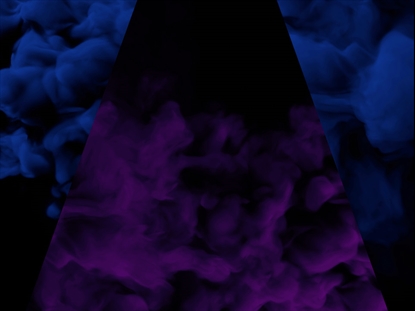 VAPOR PURPLE BLUE TRIANGLE