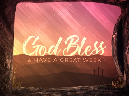 VIVID FIBERS EASTER GOD BLESS