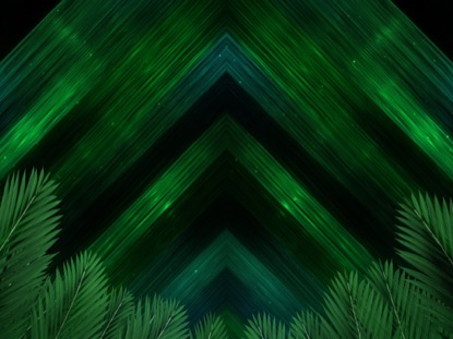 VIVID FIBERS PALM BRANCHES DARK